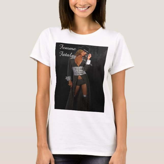T-shirt Diva Gangster Femme Fatale (Frente)