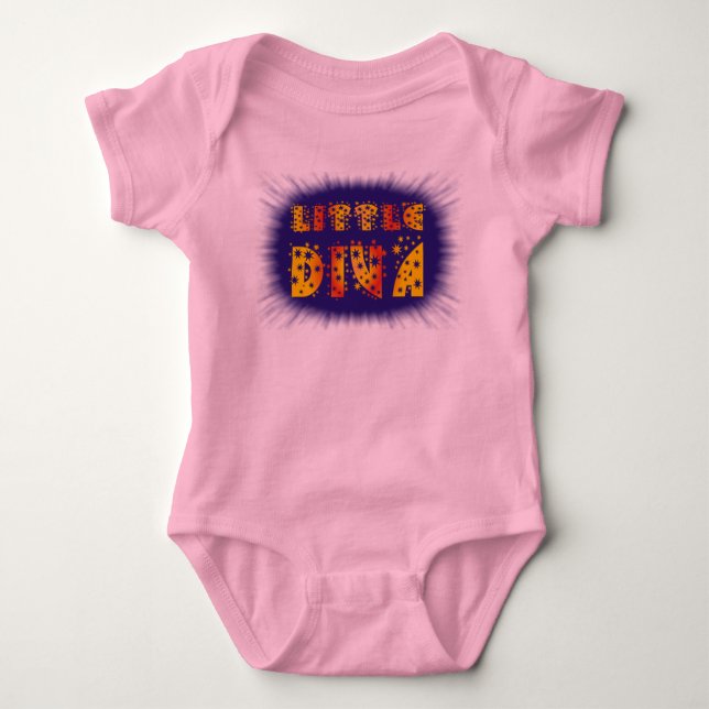 T-shirt Diva pequena (2) (Frente)
