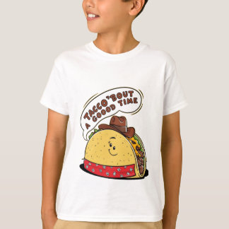 T-Shirt Diversão De Taco Para Crianças