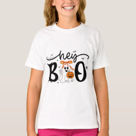 T-Shirt Diversão Halloween - Ei Boo