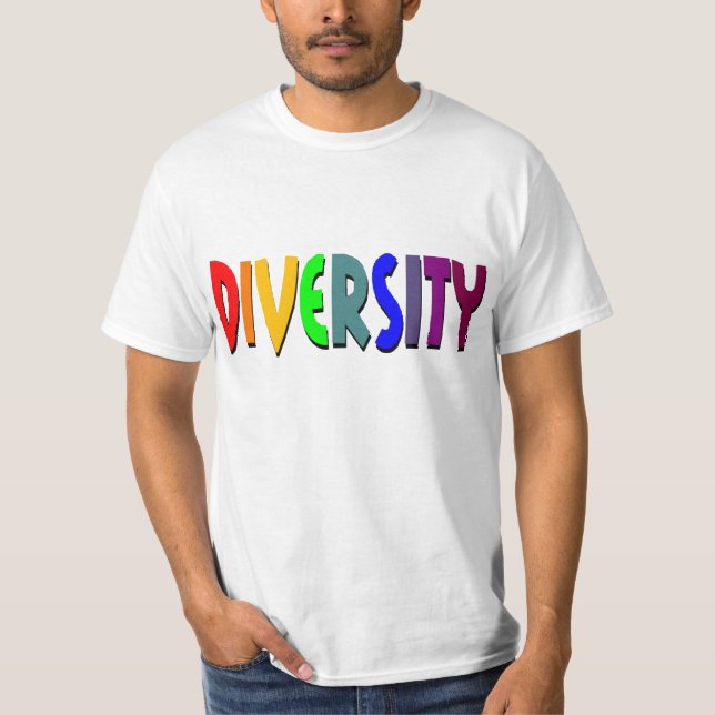 T-shirt Diversidade (Arco-Íris) (Frente)