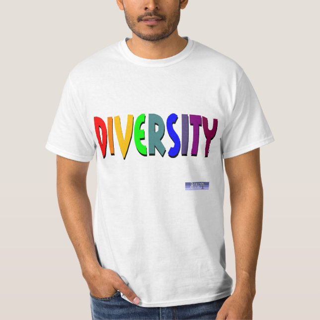 T-shirt Diversidade (Arco-Íris) (Frente)