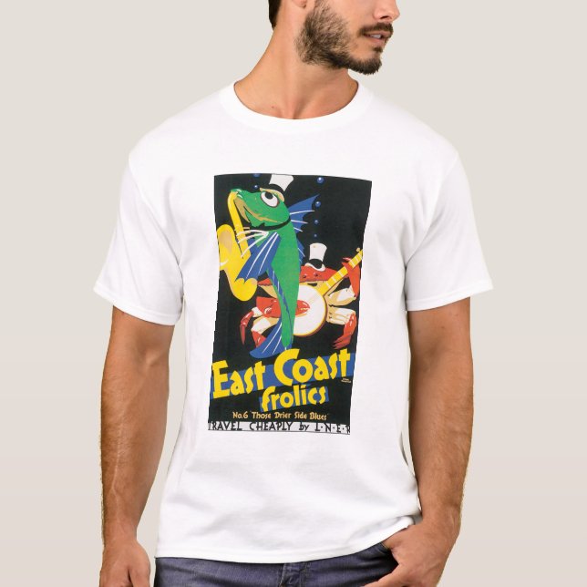 T-shirt Diversões da Costa Leste (Frente)
