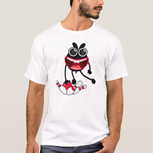 T-shirt divertida da Boliche Bunny