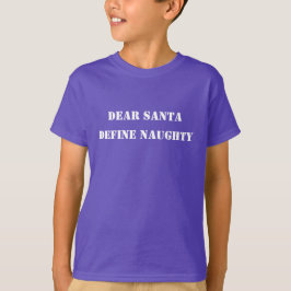 T-shirt Divertimento do feriado do Natal para Miúdos-Não