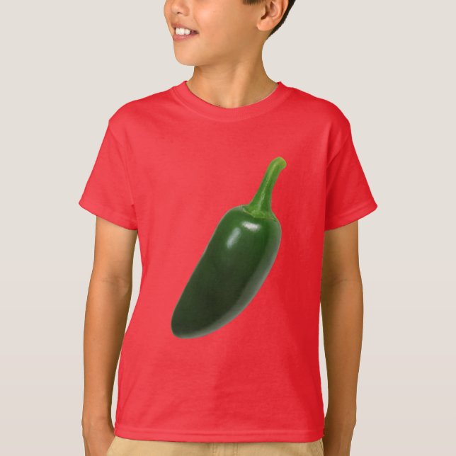 T-shirt Divertimento & pimenta picante do Jalapeno (Frente)