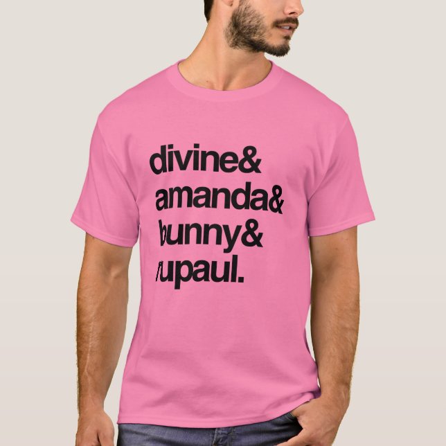 T-shirt Divina Amanda Bunny e Ru (Frente)