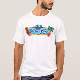 T-shirt Divine o surfista da meia-noite da corrediça