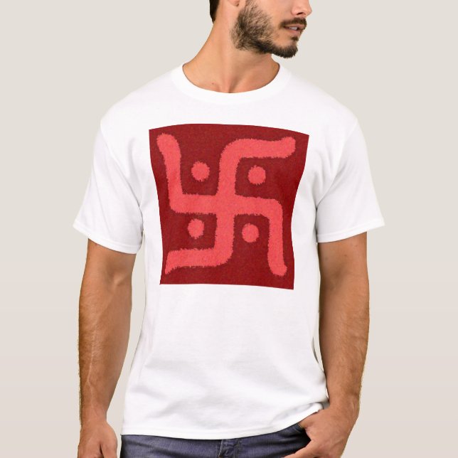 T-shirt divino da suástica 2 (Frente)