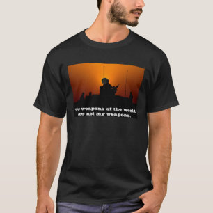 T-shirt divino do cristão das armas