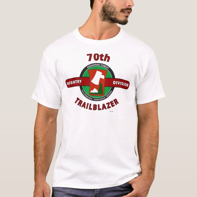 T-shirt DIVISÃO de INFANTARIA "PIONEIRO " do 70 (Frente)