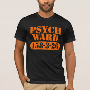 T-shirt Divisão de Psych engraçada
