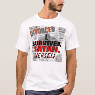 T-shirt Divórcio engraçado