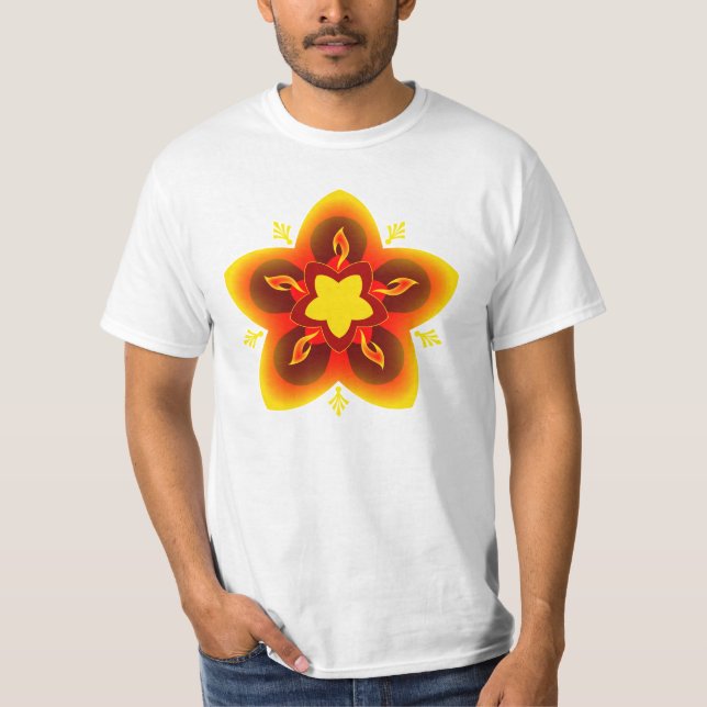 T-shirt diwali rangoli (Frente)