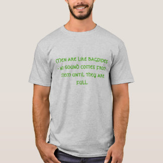 T-shirt dizendo irlandês