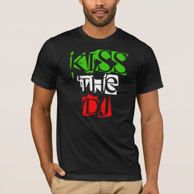 T-shirt DJ italiano (Frente)