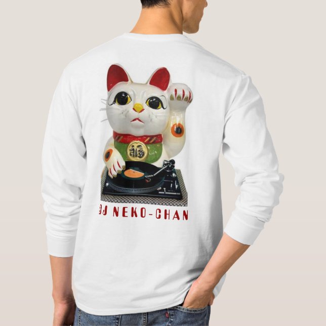 T-shirt DJ neko-chan (Verso)