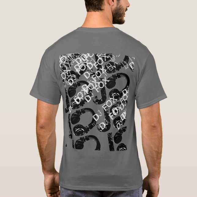 T-shirt DJ nomeado (Verso)