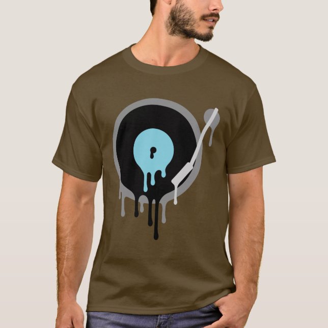 T-shirt DJ Vinyl Turntable (Frente)