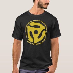 T-shirt DJ - Vive por muito tempo o vinil
