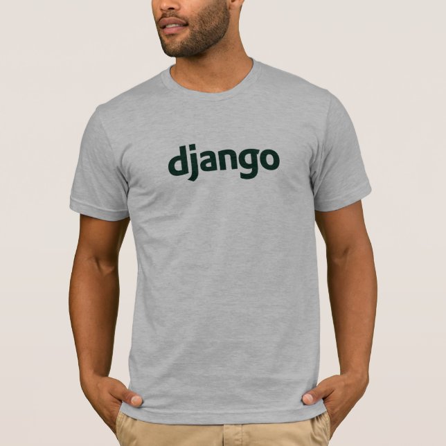 T-shirt Django do pitão - programador Funky (Frente)