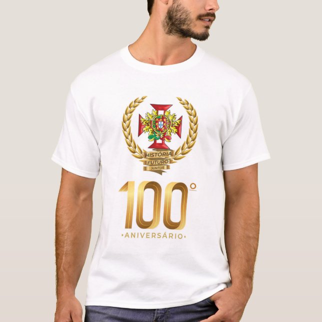 T-Shirt do 100º aniversário (Frente)