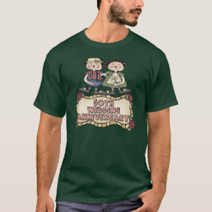 T-shirt do 50º aniversário de casamento