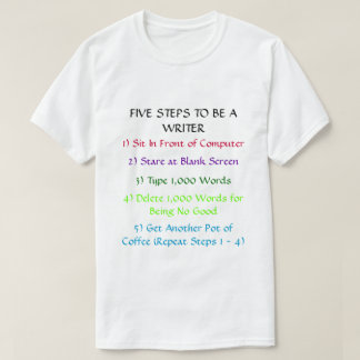T-shirt do 5-Steps do escritor