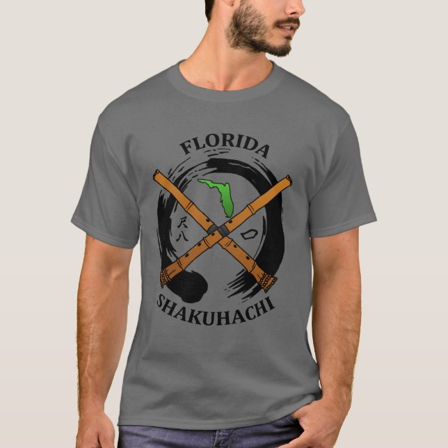T-shirt do acampamento de Florida Shakuhachi (Frente)