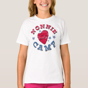 T-shirt do acampamento de Nonnie