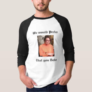 T-shirt do adiamento de Hannah segunda-feira
