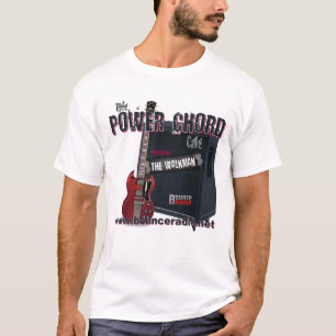 T-shirt do adulto do café da corda do poder