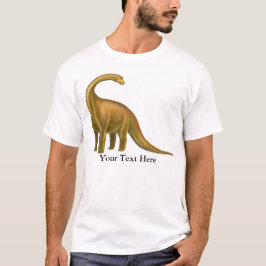 T-shirt do adulto do dinossauro do Brachiosaurus