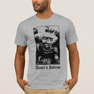 T-shirt do adulto do inferno de Dante