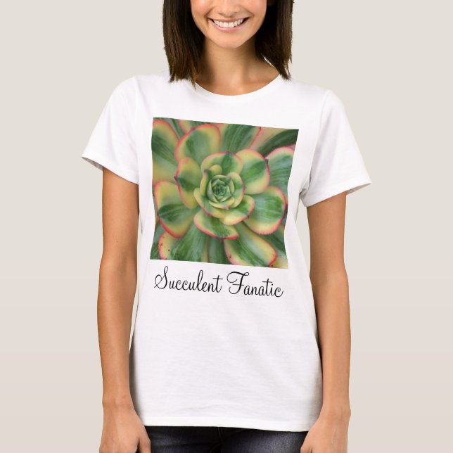 T-shirt do Aeonium do Sunburst (Frente)