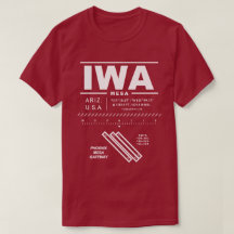 T-Shirt do Aeroporto de Gateway de Phoenix-Mesa