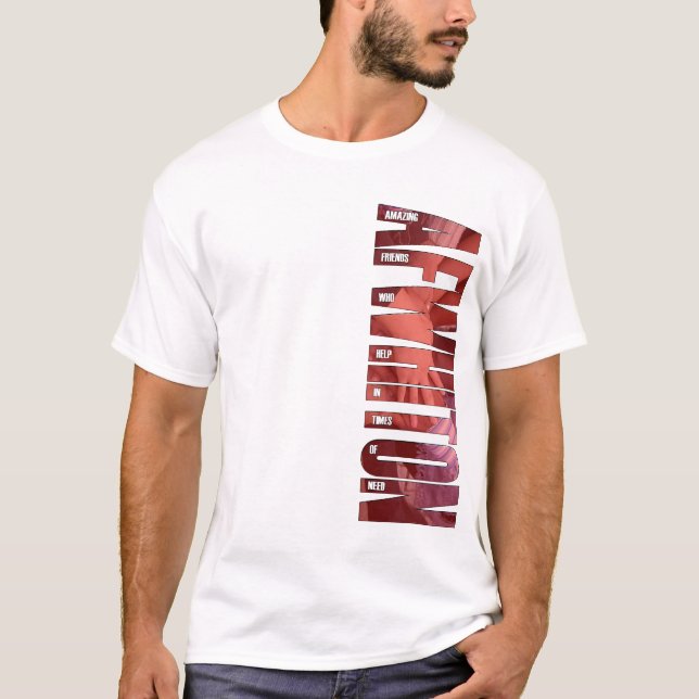 T-shirt do AFWHITON dos homens (Frente)