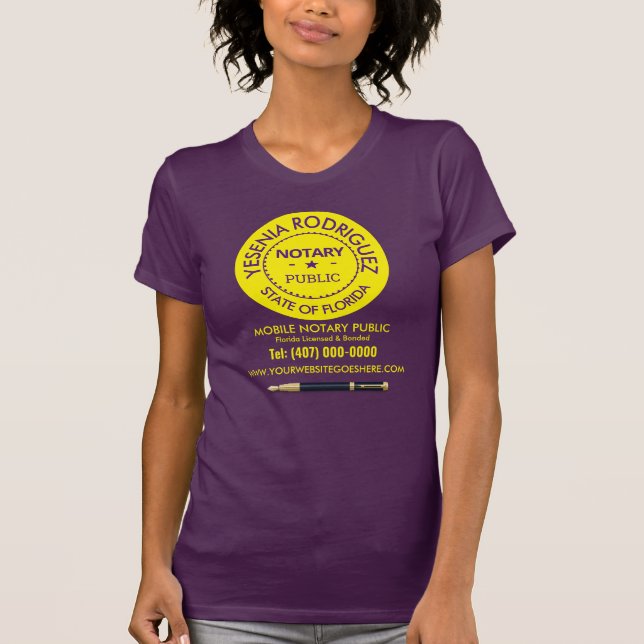 T-Shirt do Agente de Assinatura de Empréstimo Públ (Frente)