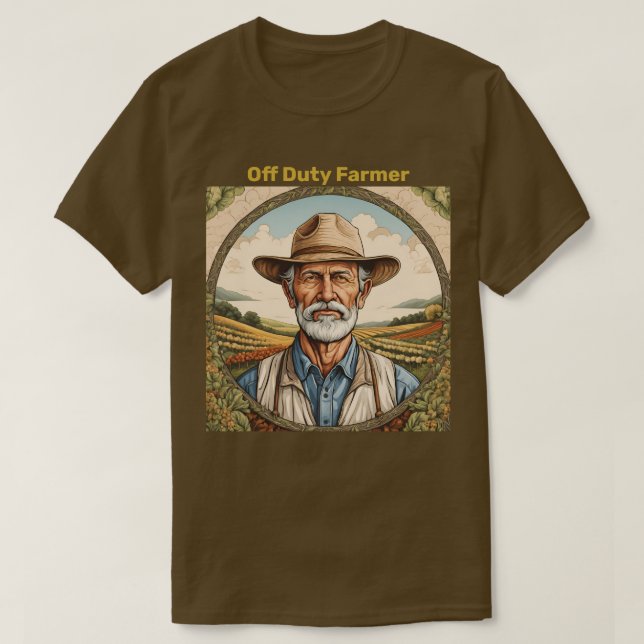 T-Shirt do Agricultor de Saída (Frente do Design)