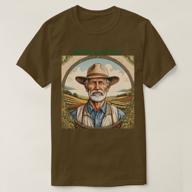 T-Shirt do Agricultor de Saída (Frente do Design)
