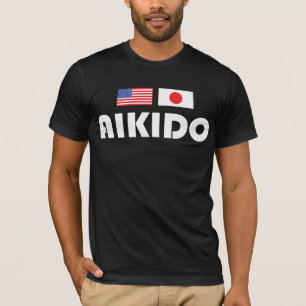 T-shirt do Aikido US/Japan