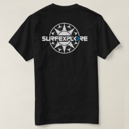 t-shirt do algodão do surfEXPLORE