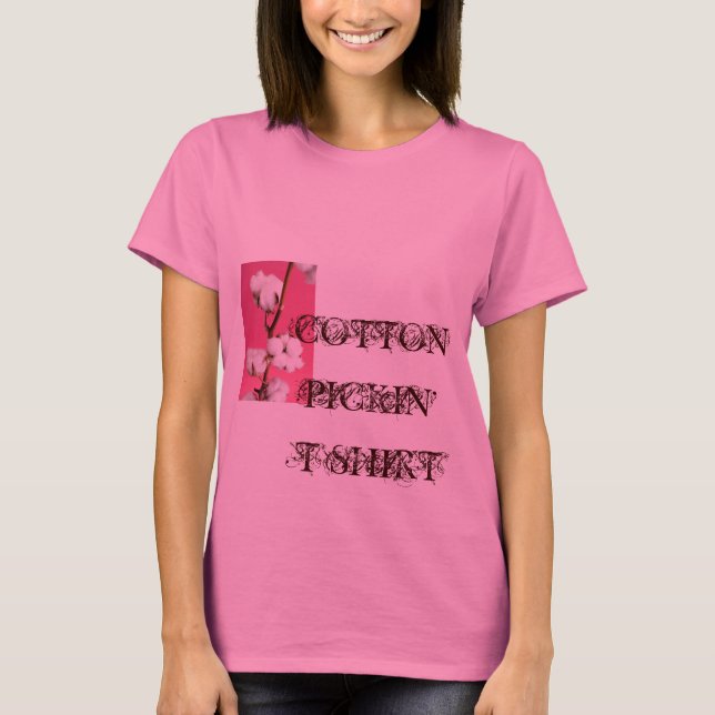 T-SHIRT DO ALGODÃO PICKIN (Frente)