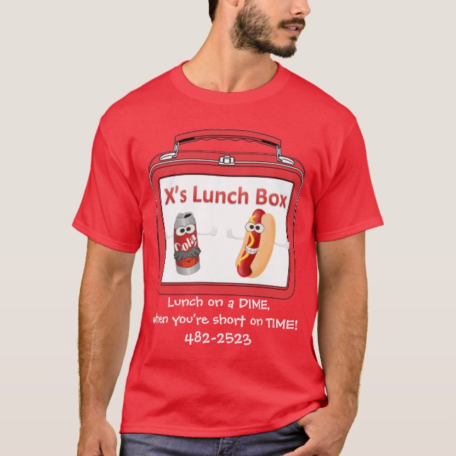 T-shirt do almoço do x (Frente)