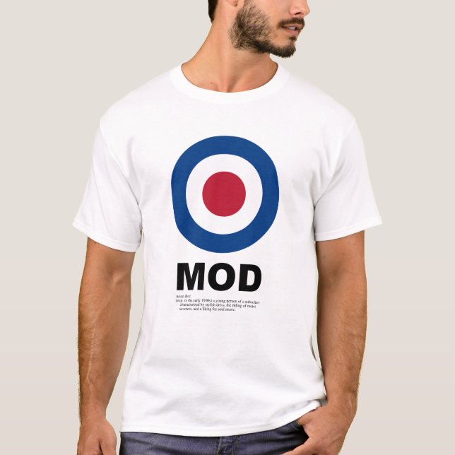 T-shirt do alvo da modificação (Frente)