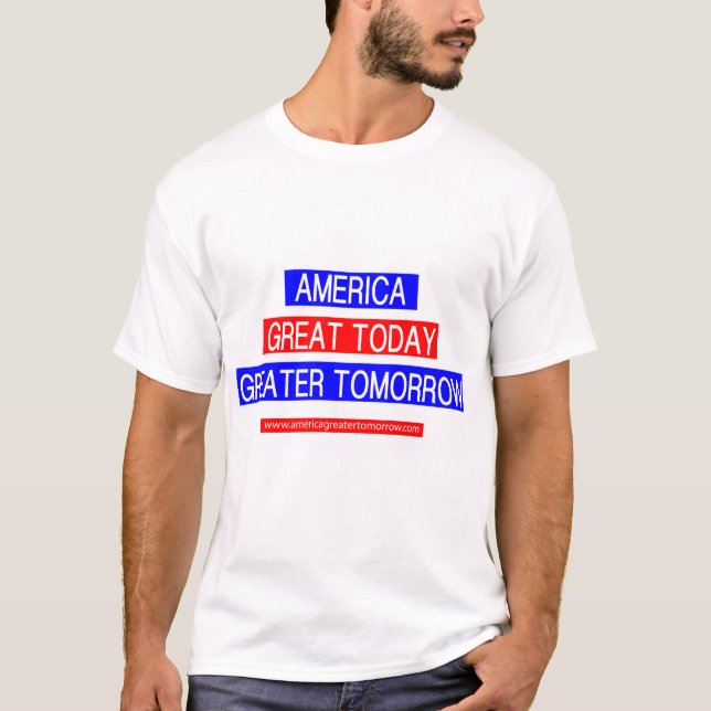 T-shirt do AMANHÃ de AMÉRICA MAIOR (Frente)