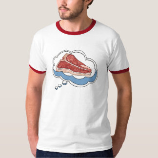 T-shirt do amante da carne