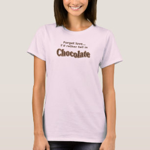 T-shirt do amante do chocolate