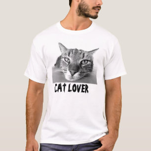 T-shirt do amante do gato