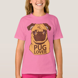 T-shirt do amante do Pug